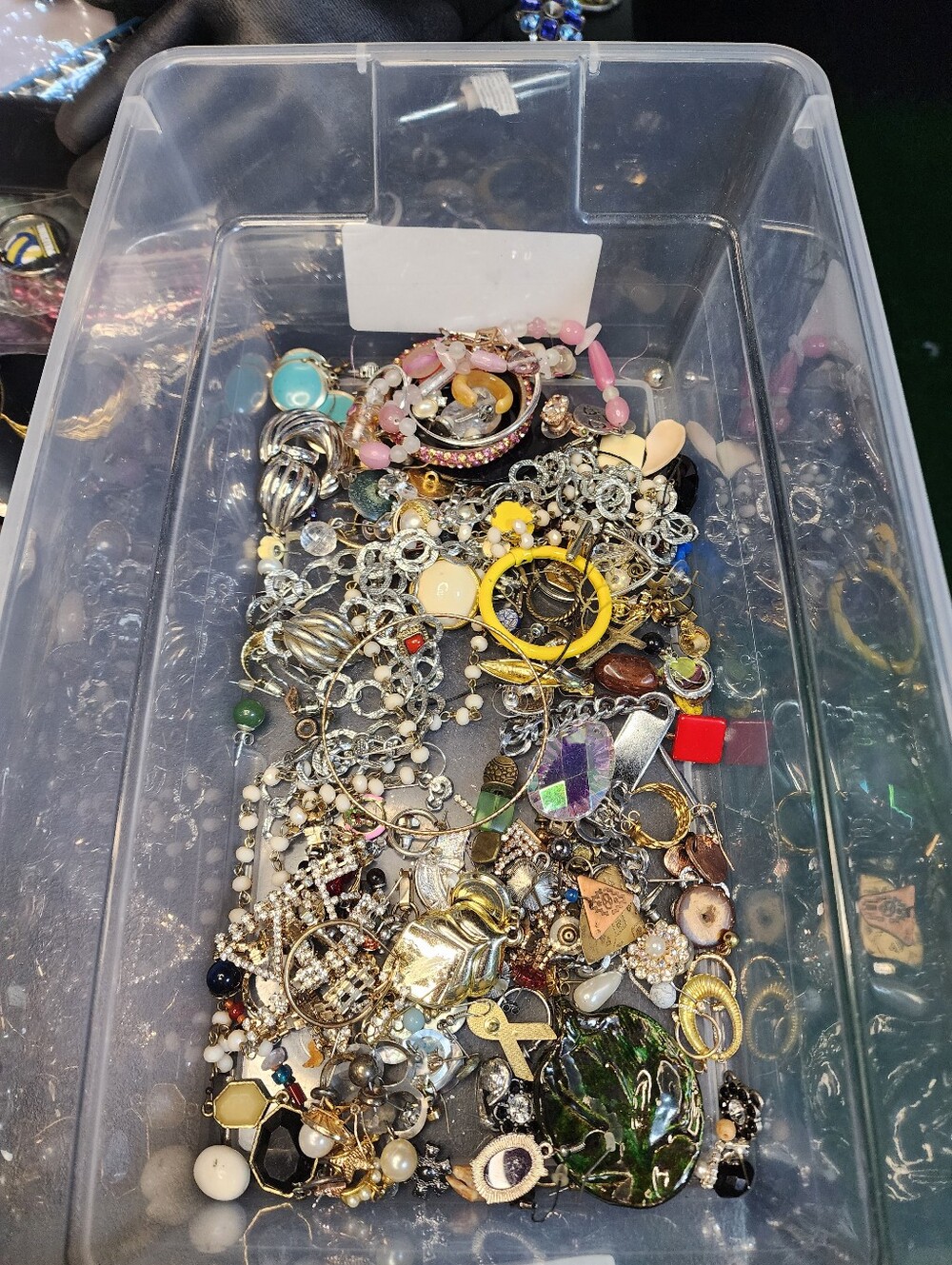 1lb Mixed Jewelry For Crafting May Or May Not Have Matches